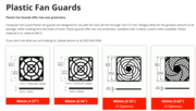 Durable Plastic Fan Guards | OEM Ventilation Safety